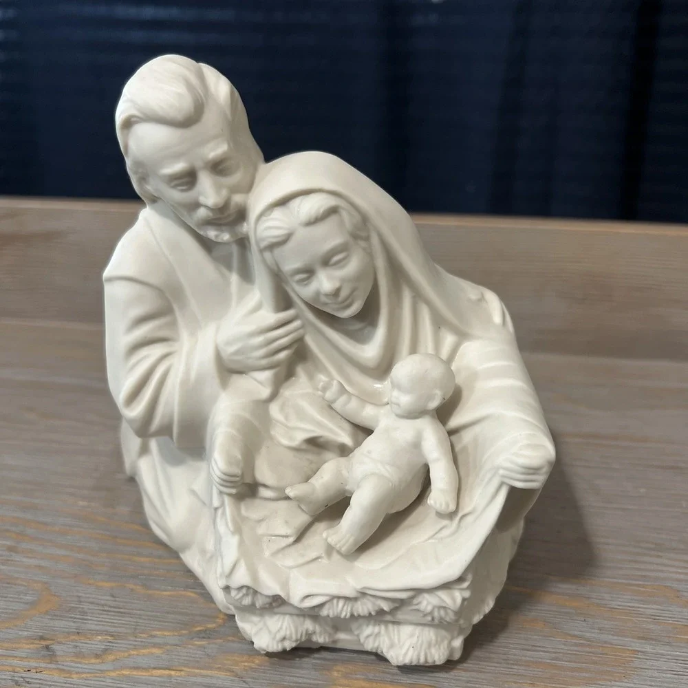 VTG 1981 Christmas Nativity‎ (Joseph,Mary,Jesus) Decor